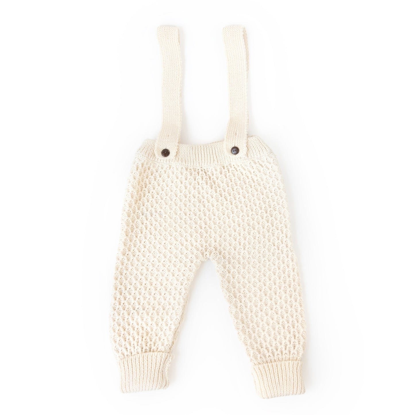 Knitted Baby Suspender Pants