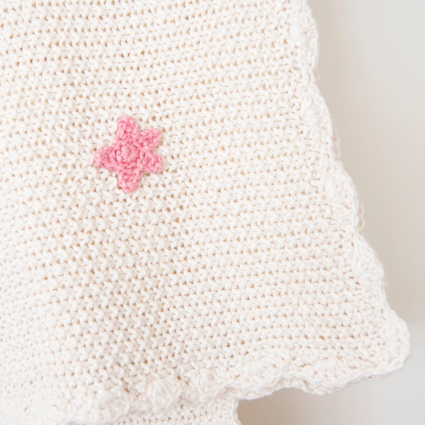 Baby Blanket with Pink Stars