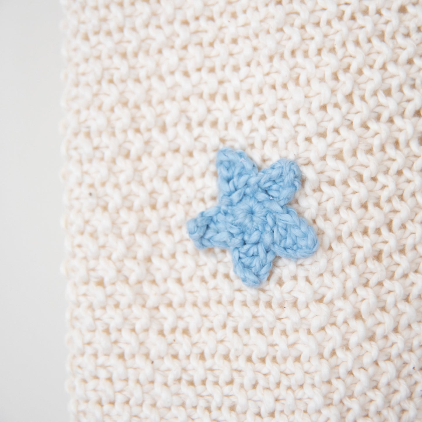 Baby Blanket with Light Blue Stars